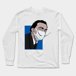 Dali with a mask Long Sleeve T-Shirt